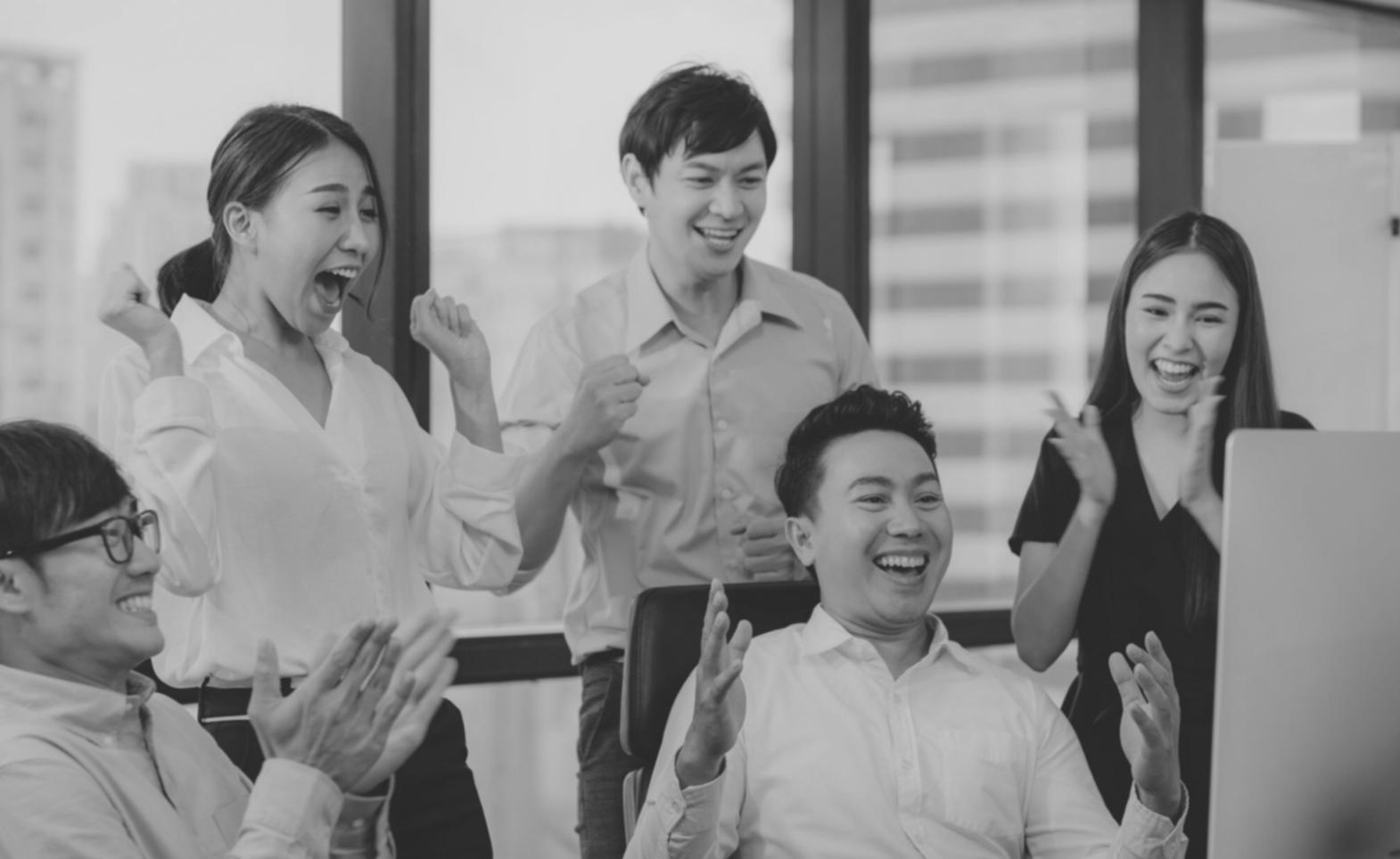 Teilnehmer bei einer Online-Masterclass